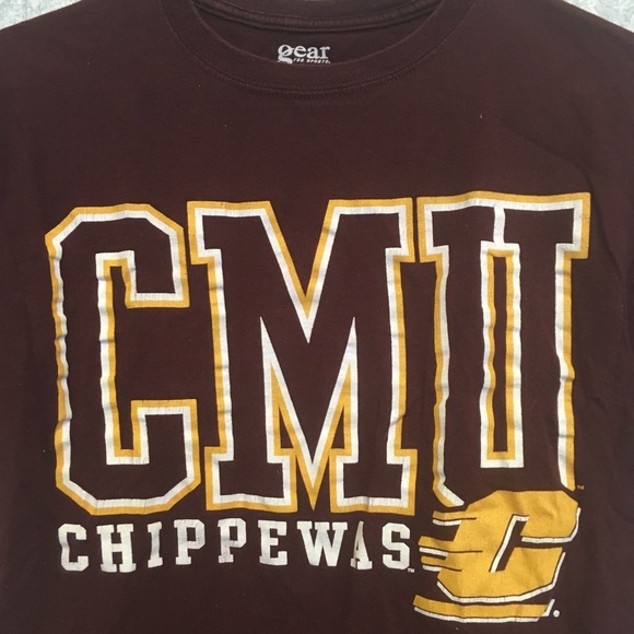 Central Michigan University CMU Chippewas T-shirt - Picture 2 of 5